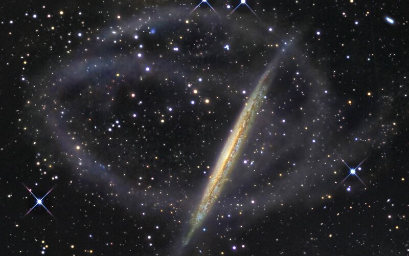 Galaxy in deep space