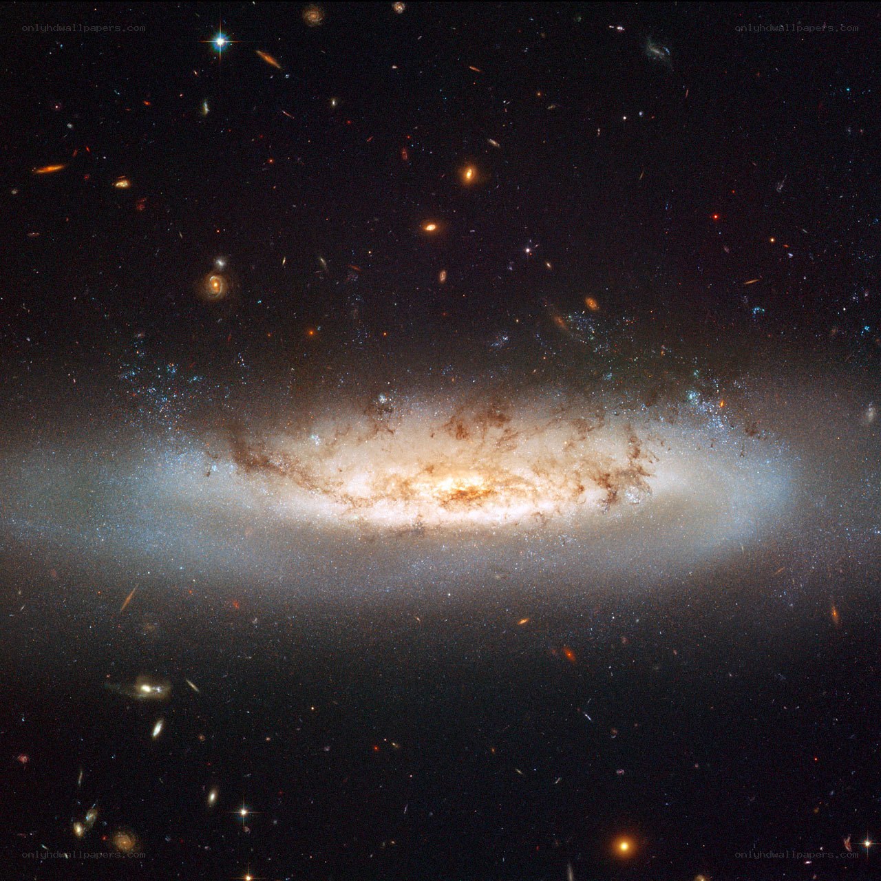 Galaxy in deep space