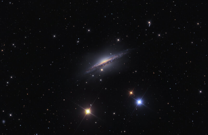 Galaxy in deep space