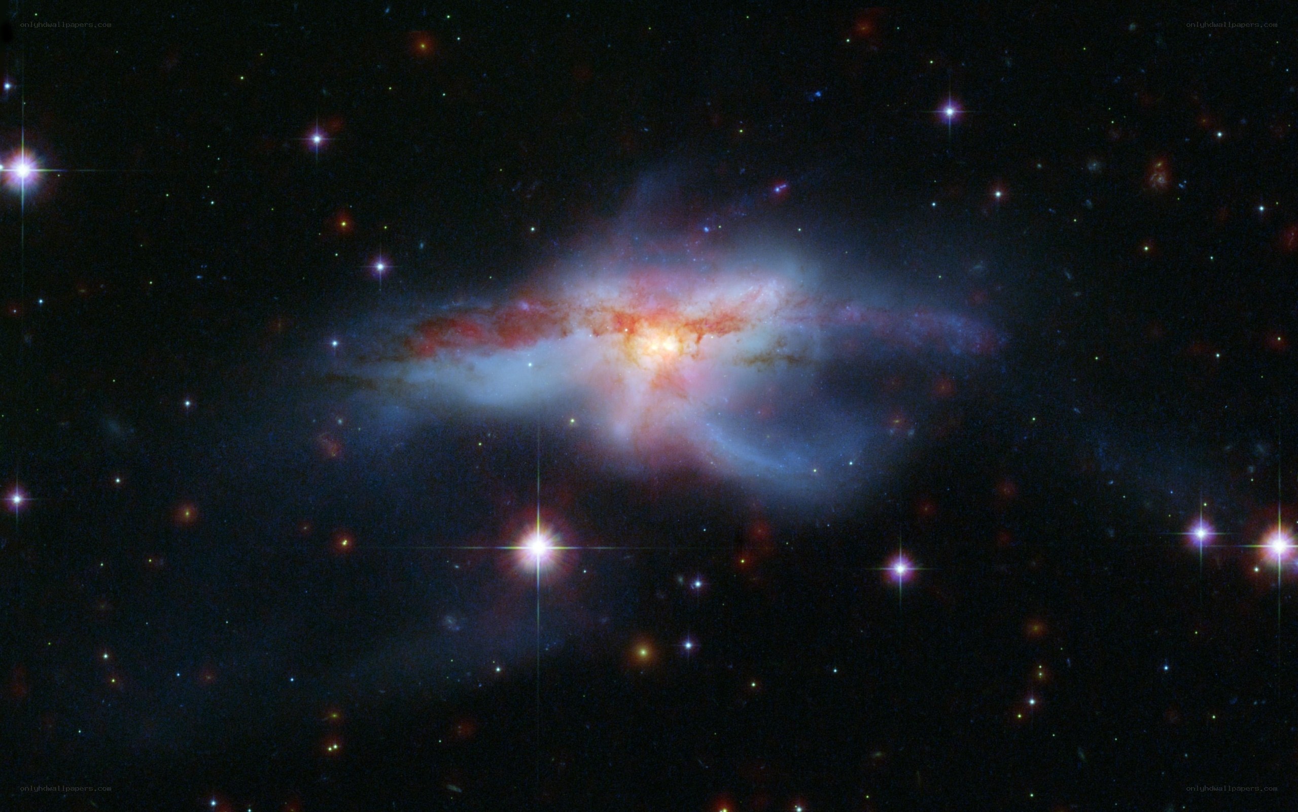 Galaxy in deep space