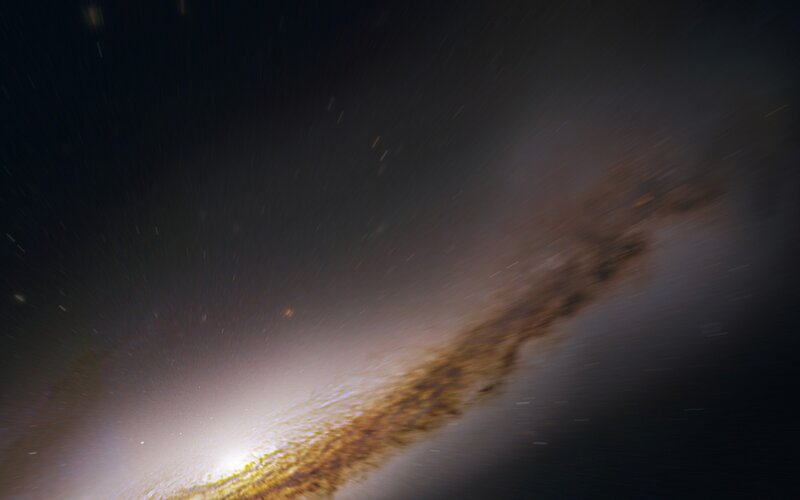 Galaxy in deep space