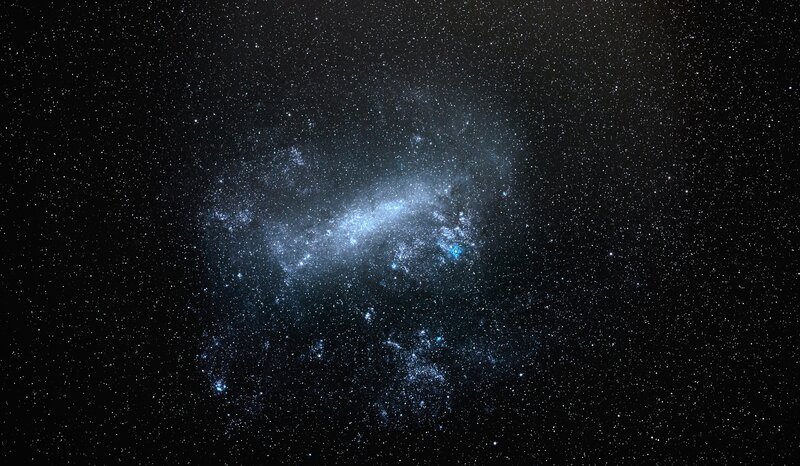 Galaxy in deep space