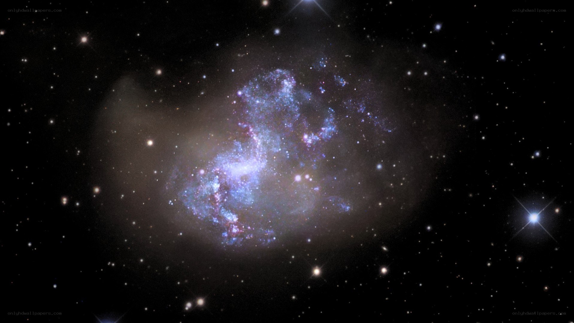 Galaxy in deep space