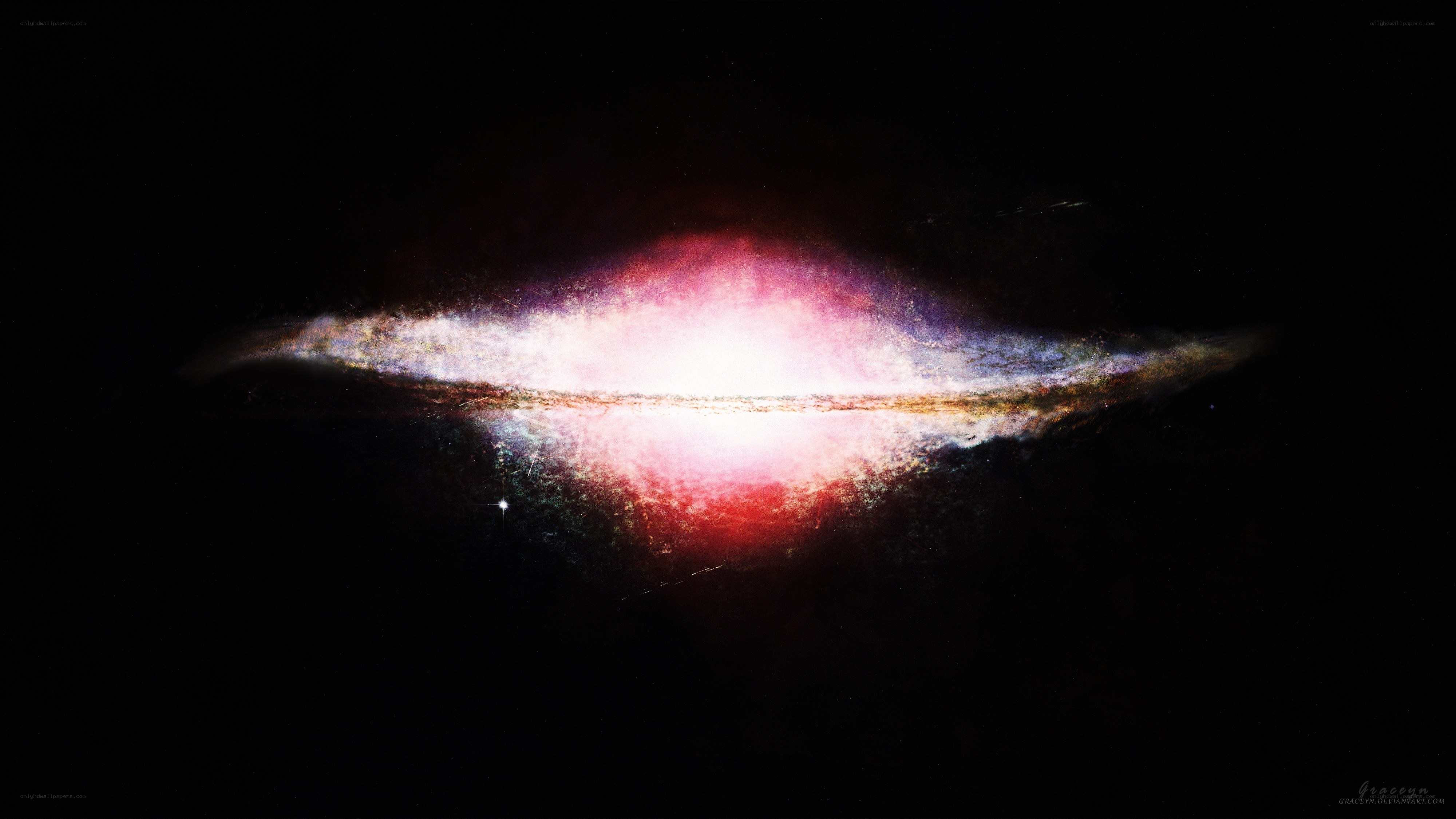 Galaxy in deep space