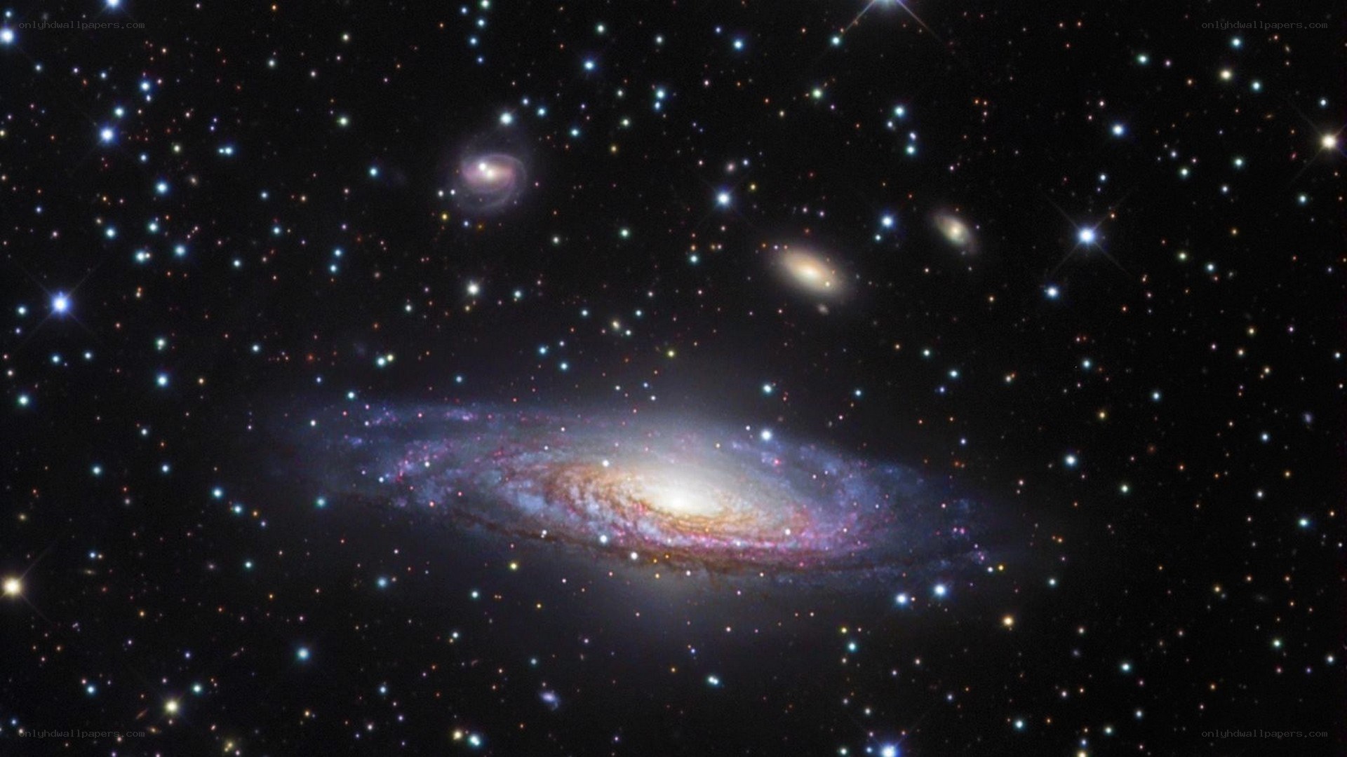 Galaxy in deep space