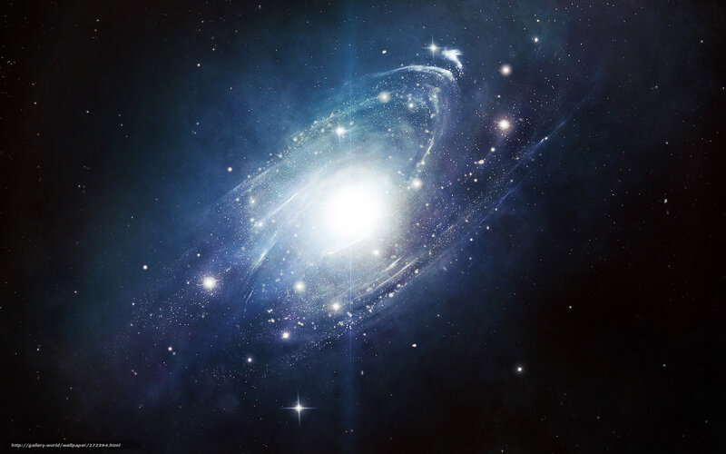 Galaxy in deep space