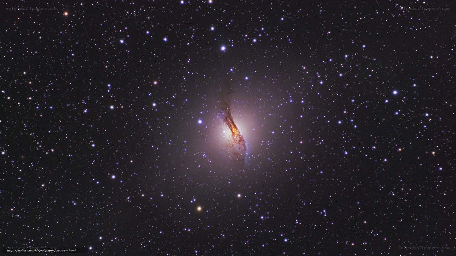 Galaxy in deep space