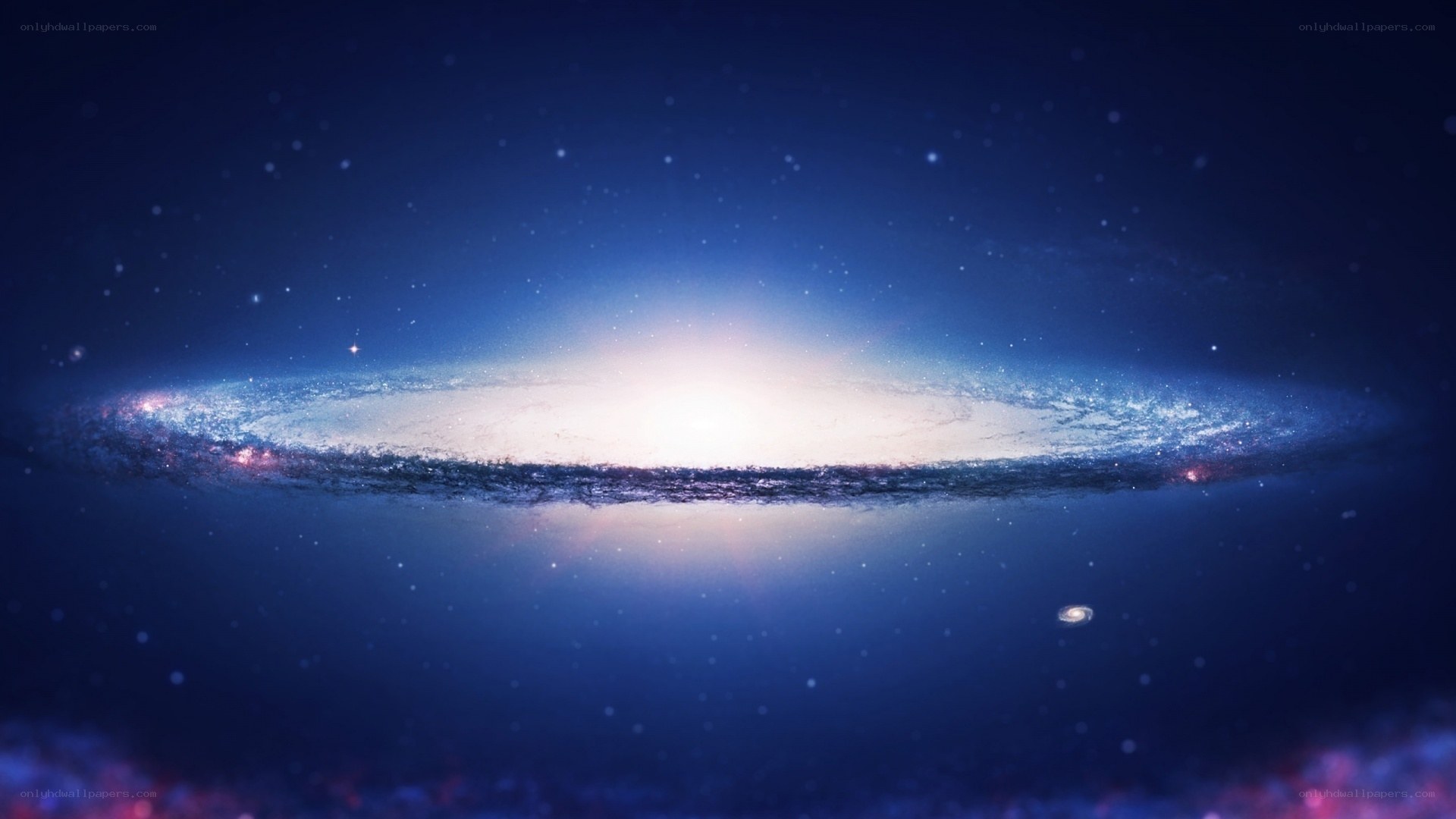 Galaxy in deep space