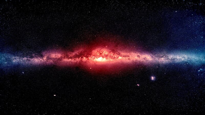 Galaxy in Deep Space — Black, Cosmic