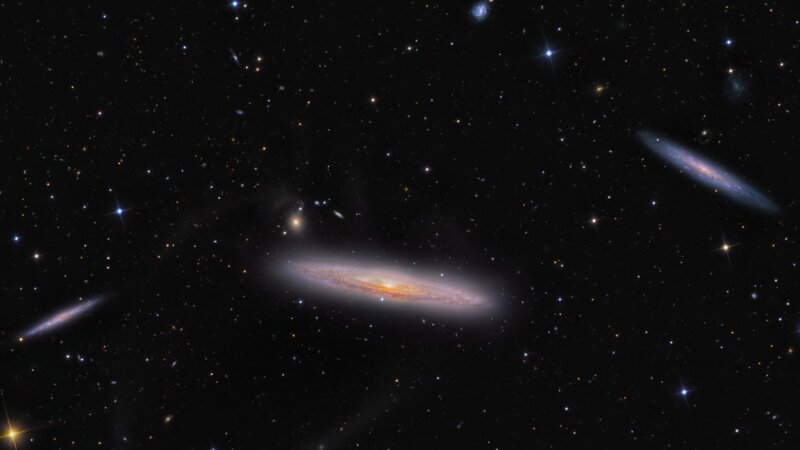 Galaxy in Deep Space — Black, Serene, Night, Photograph, Stars
