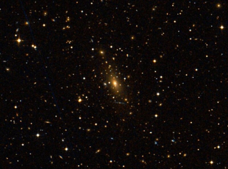 Galaxy in Deep Space — Black