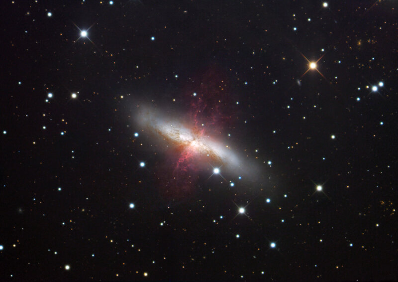 Galaxy in Space — Black, Cosmic, Night, Photograph, Stars, Nebula, White