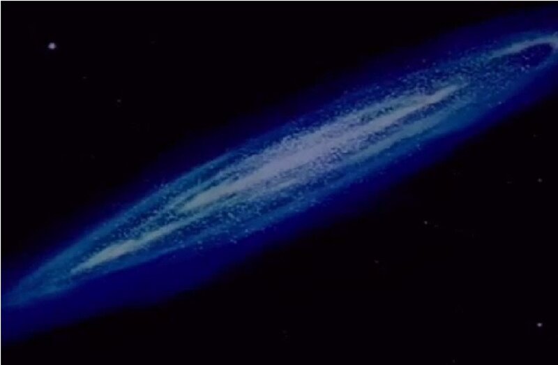 Galaxy in Space — Blue