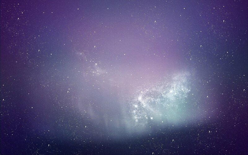 Galaxy in Space — Purple, Serene