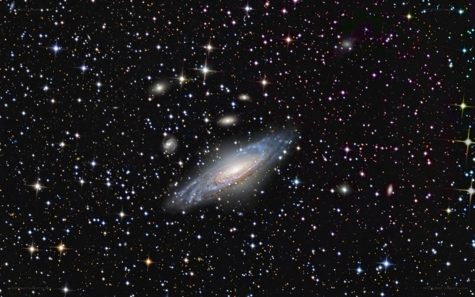 Galaxy in star field