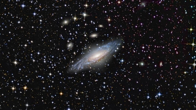 Galaxy in star field