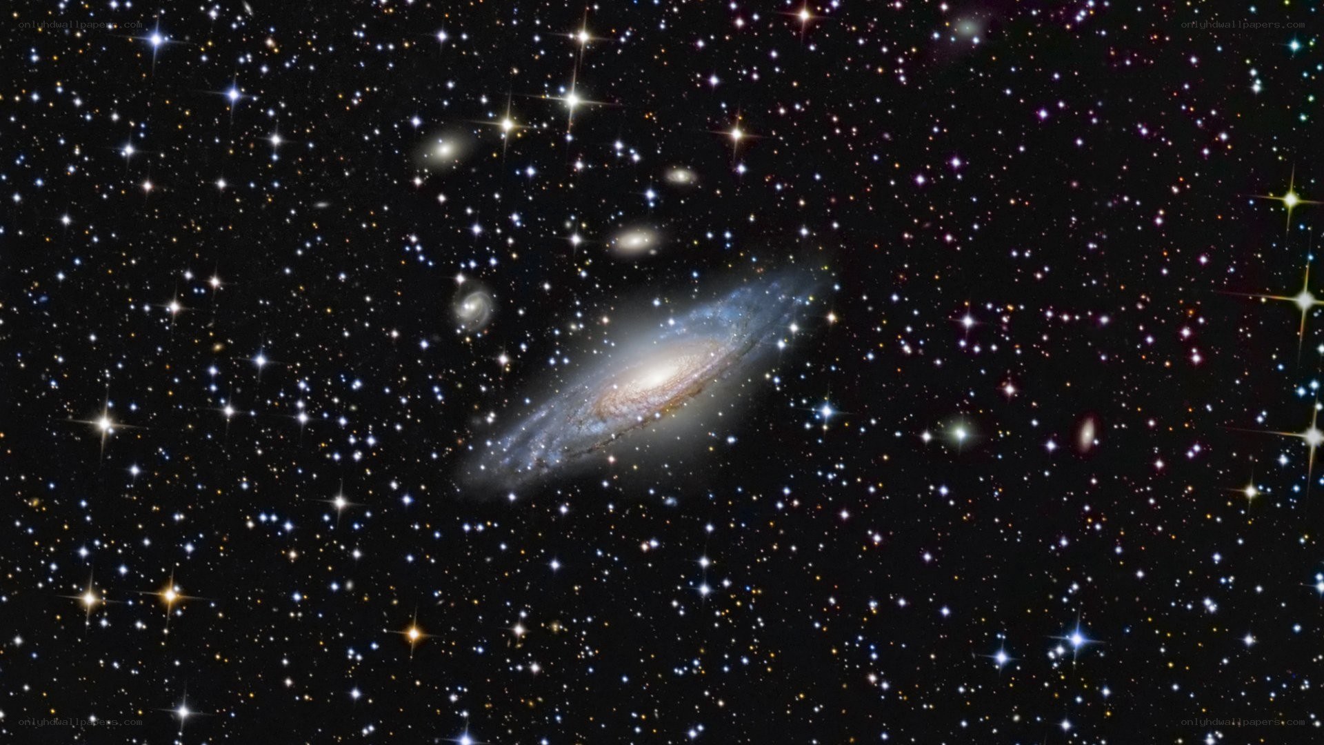 Galaxy in star field
