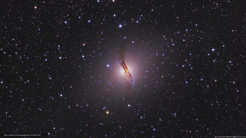 Galaxy in star field