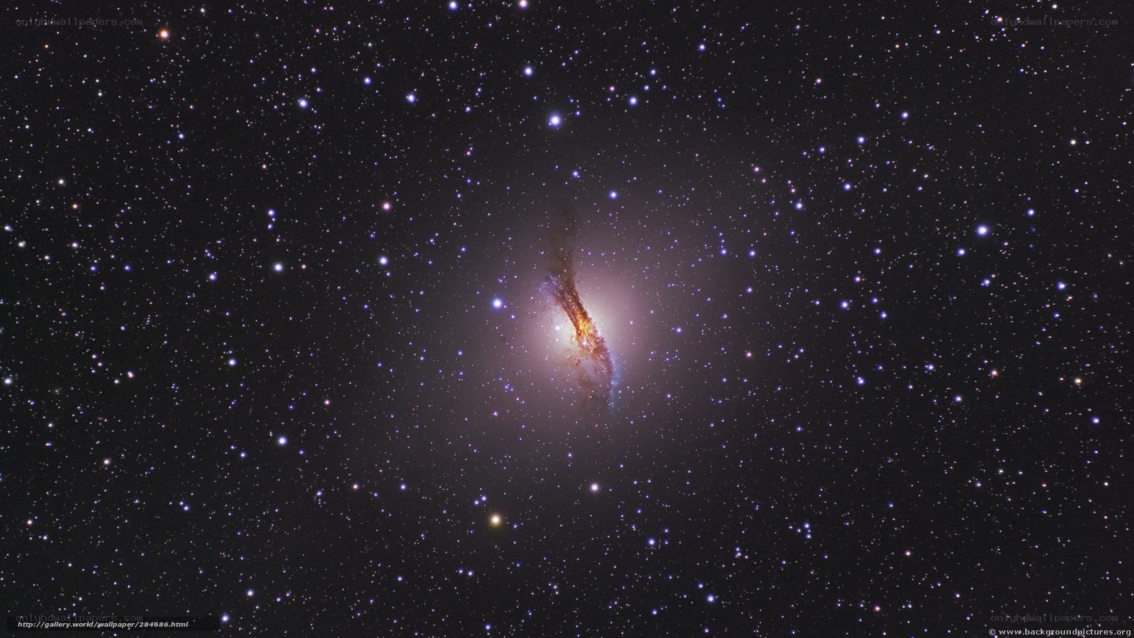 Galaxy in star field