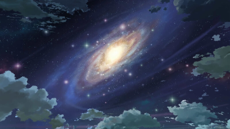 Galaxy in the night sky