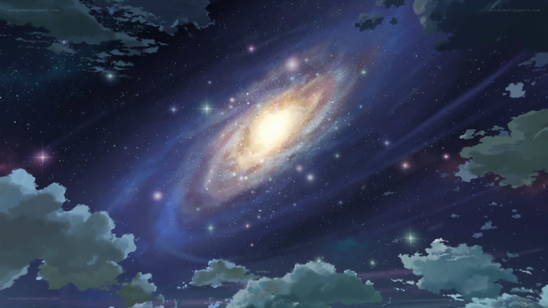 Galaxy in the night sky