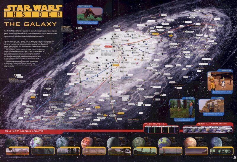 Galaxy Map — Black, Dramatic