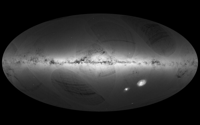 Galaxy Map — Black