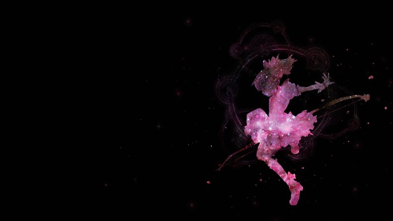 Galaxy-themed Girl Figure