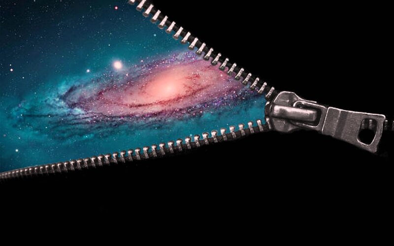 Galaxy Through Zipper