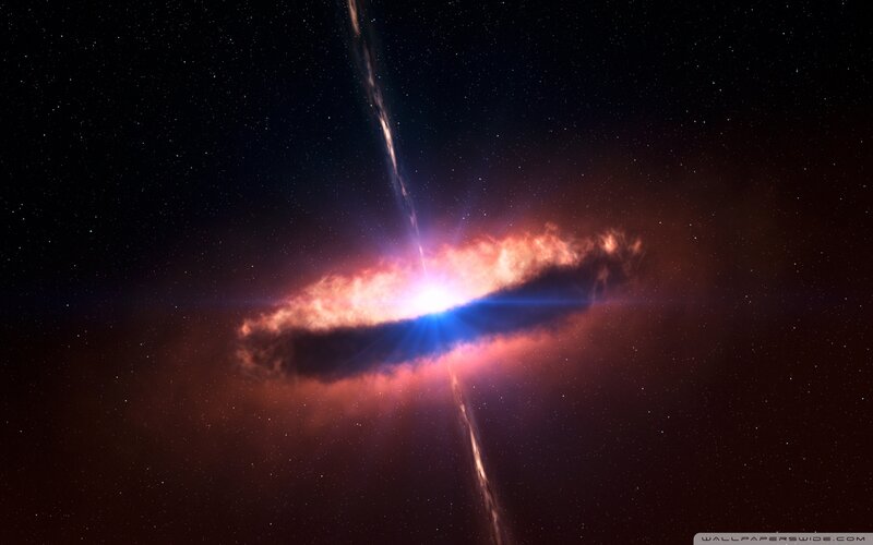 Galaxy with Accretion Disk