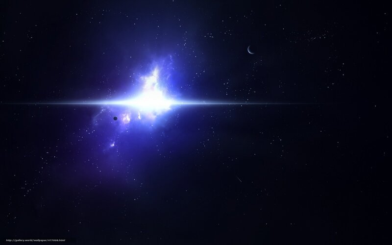 Galaxy with Bright Star