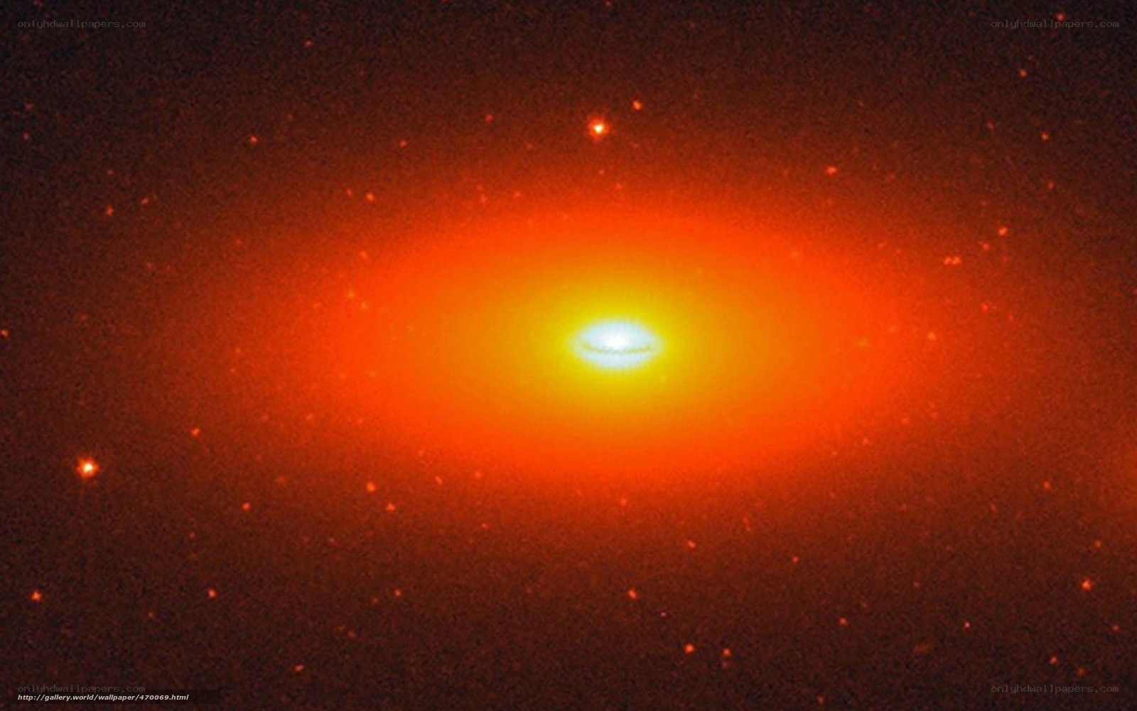 Galaxy with central bright core