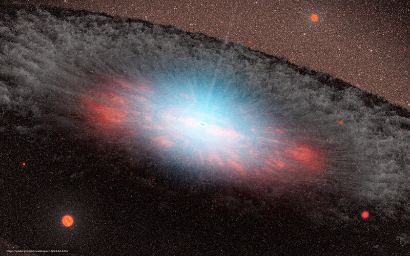Galaxy with central bright core