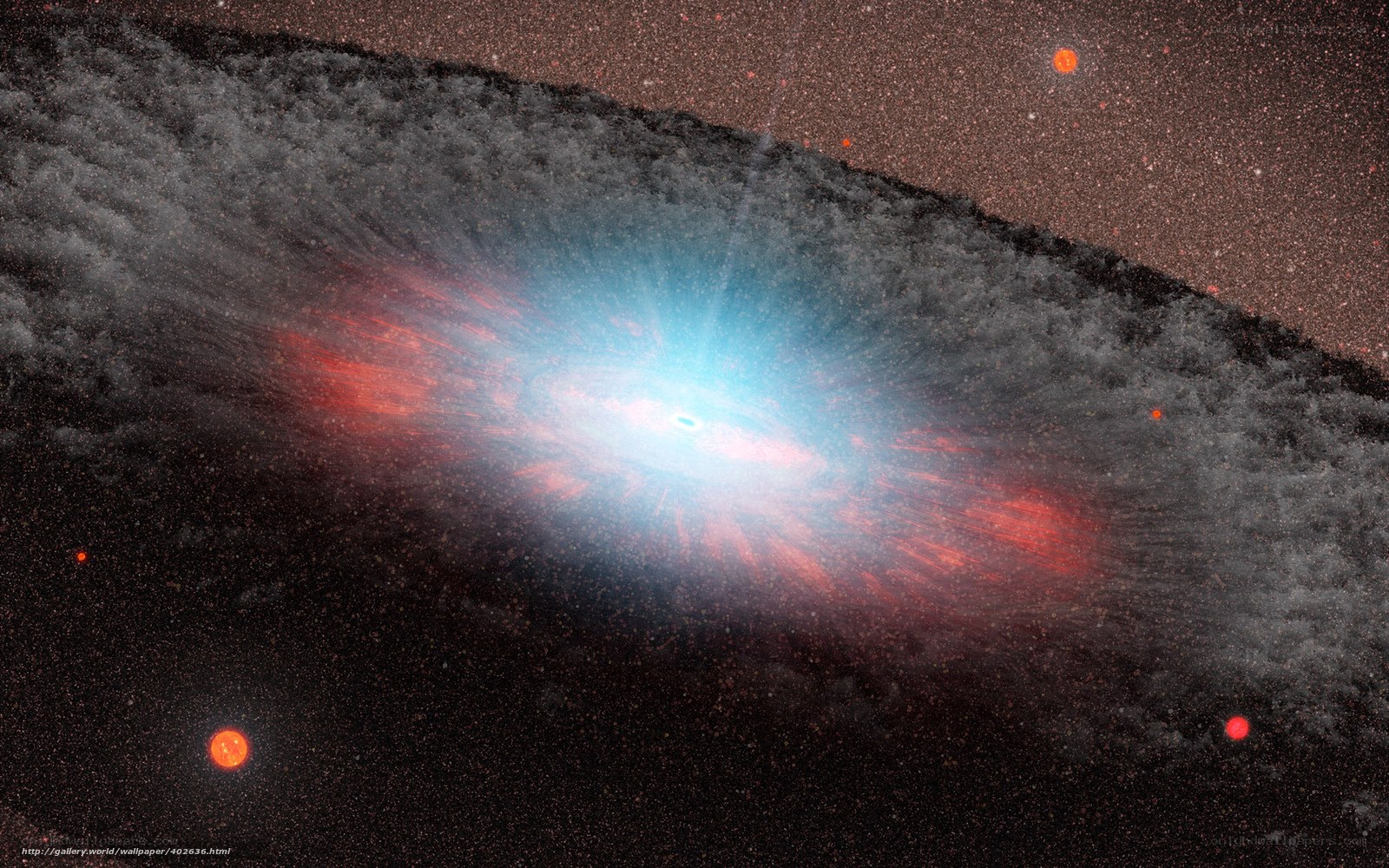 Galaxy with central bright core