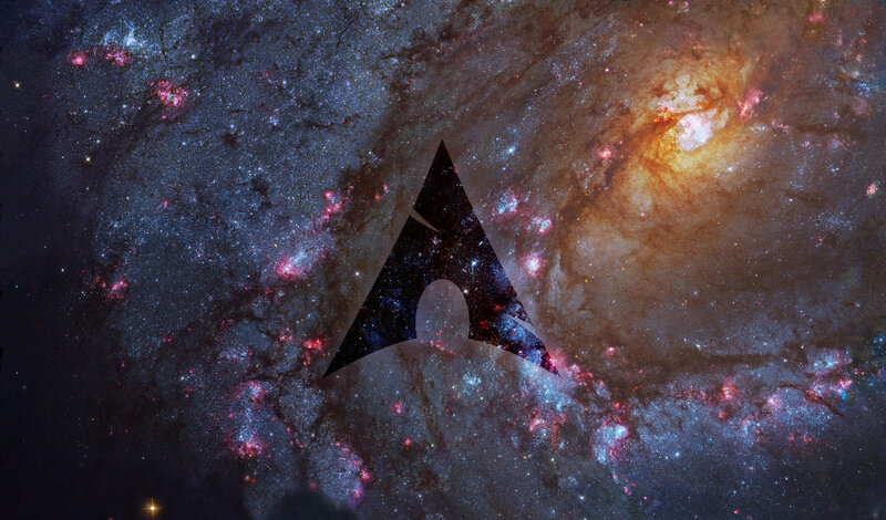 Galaxy with Logo