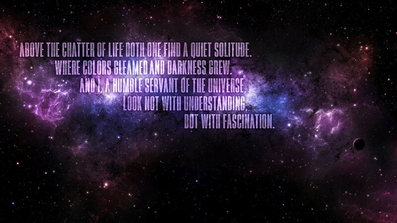 Galaxy with Nebula — Purple