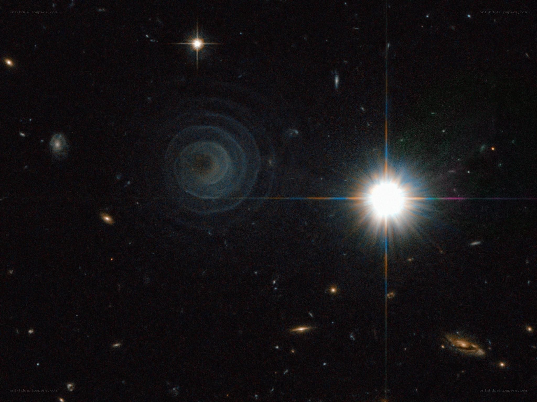 Galaxy with spiral structure