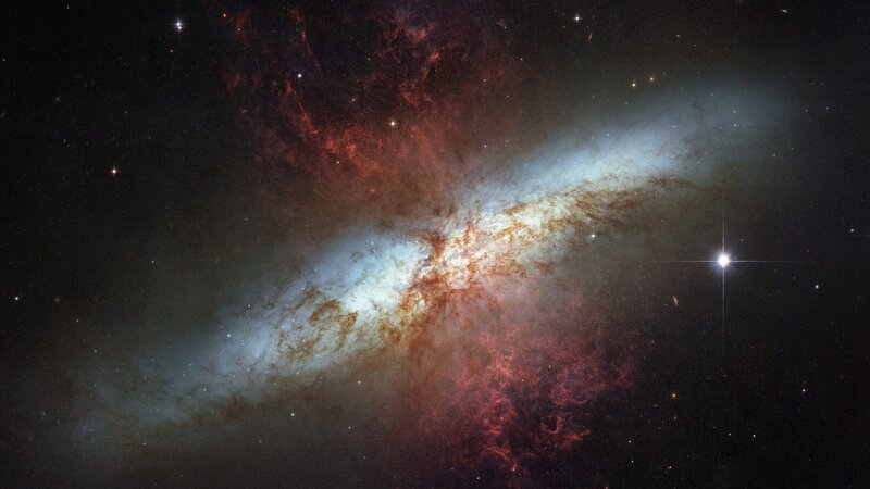 Galaxy with star formation