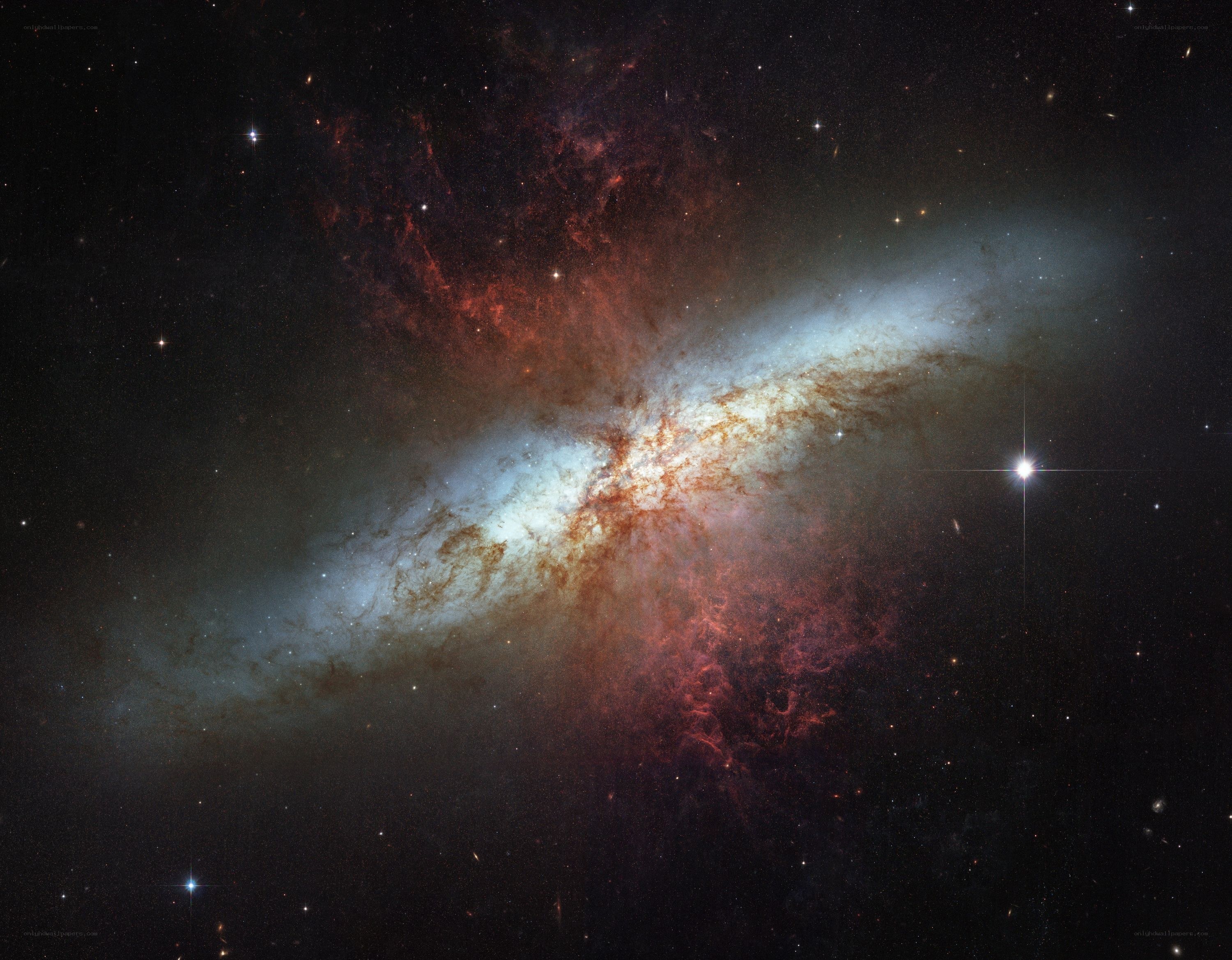 Galaxy with star-forming regions