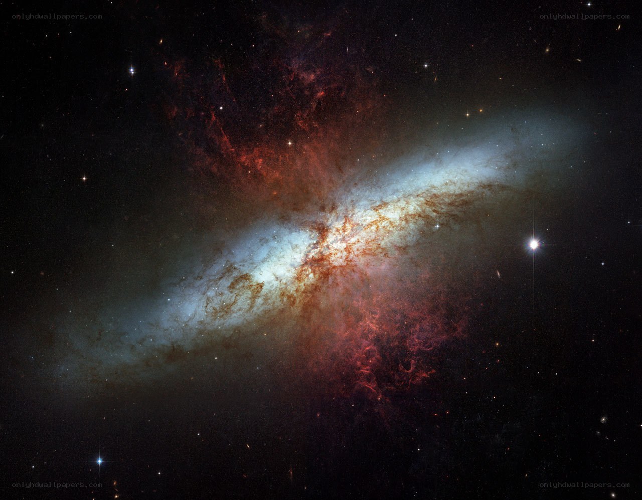 Galaxy with star-forming regions