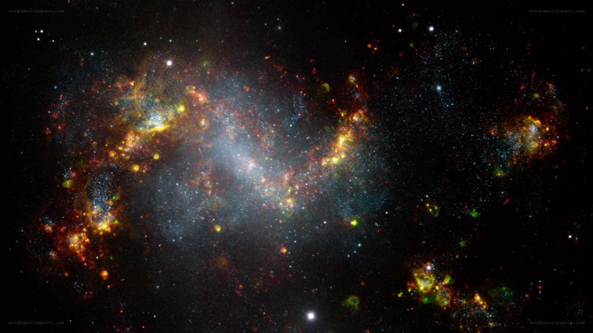 Galaxy with star-forming regions