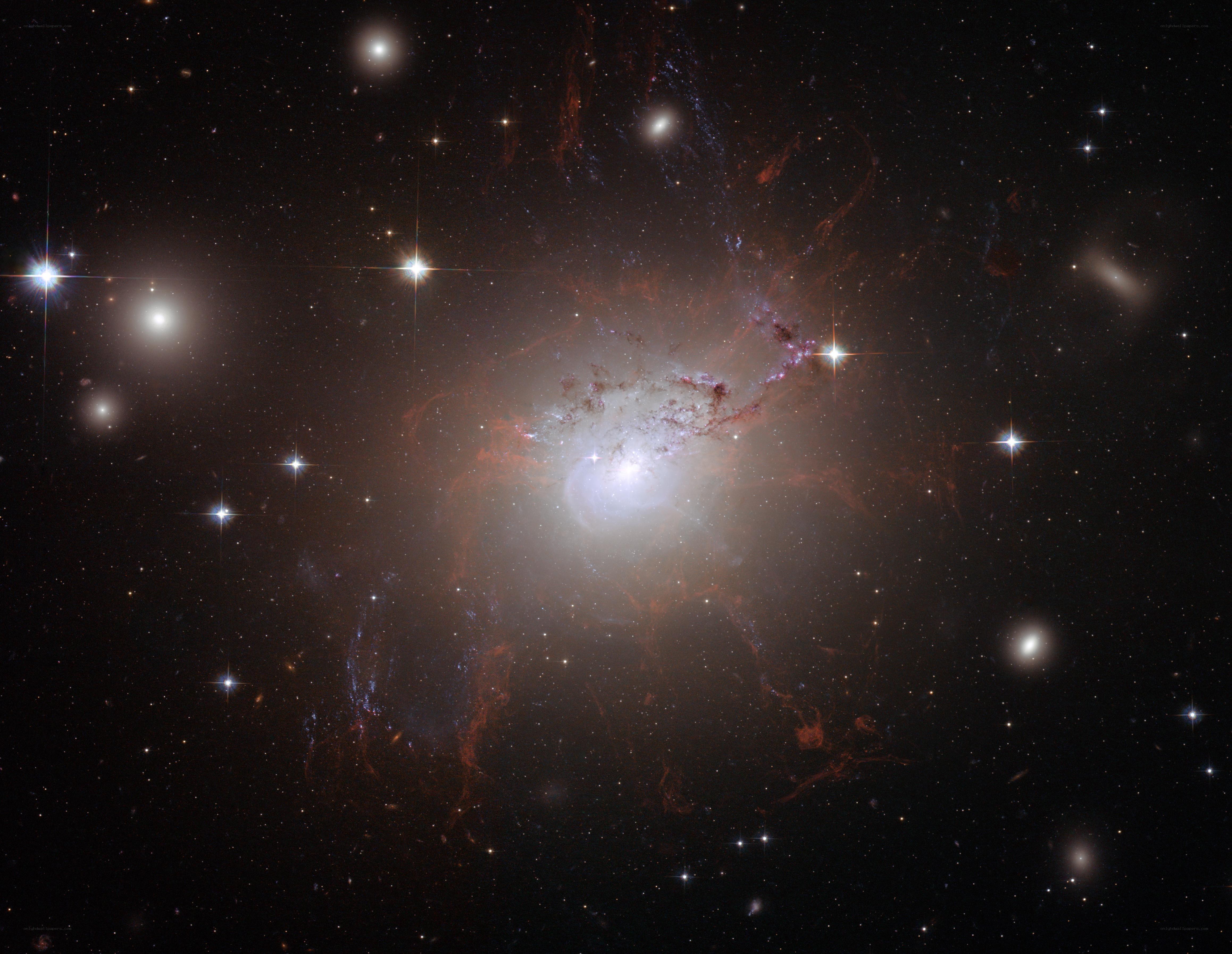 Galaxy with starburst region