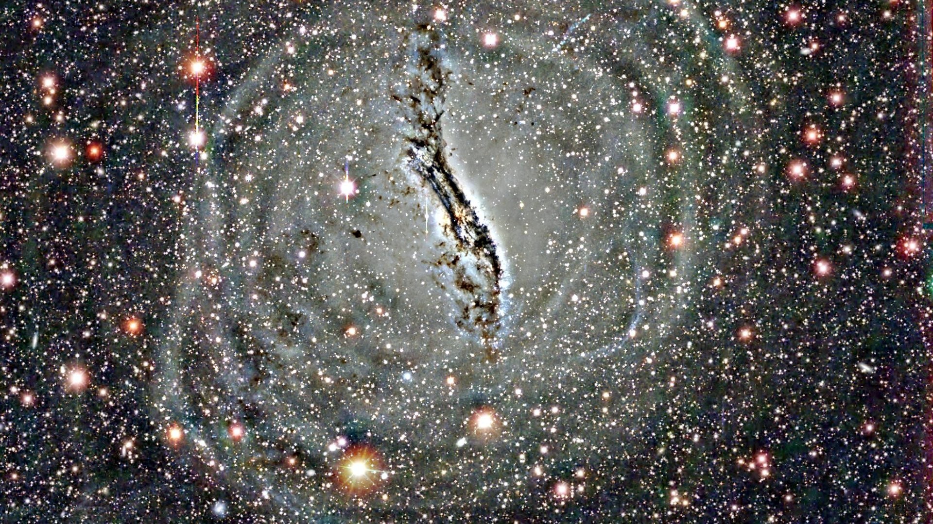 Galaxy with starburst region
