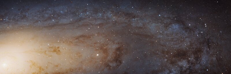 Galaxy with Stars and Nebula — Black