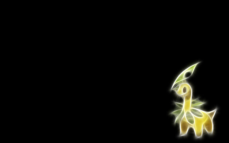 Gallade glowing on black