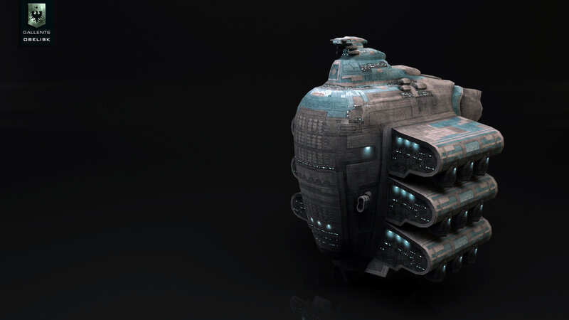 Gallente Obelisk ship