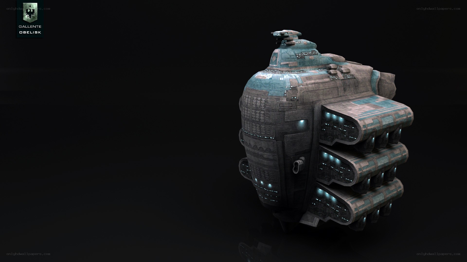 Gallente Obelisk ship