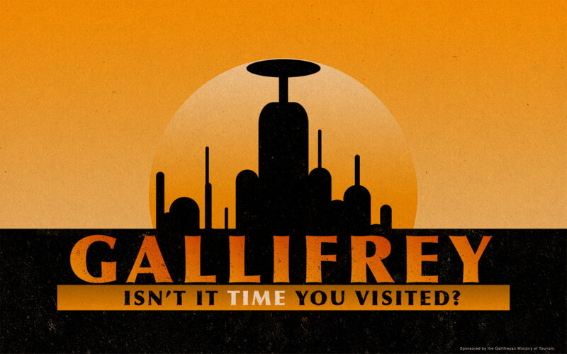 Gallifrey travel poster