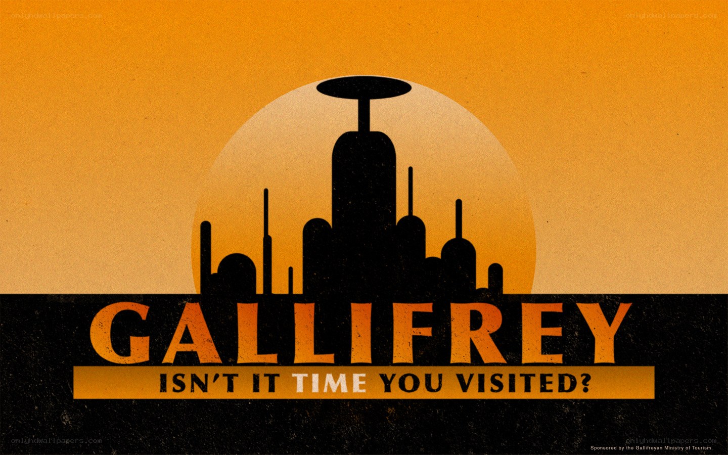Gallifrey travel poster