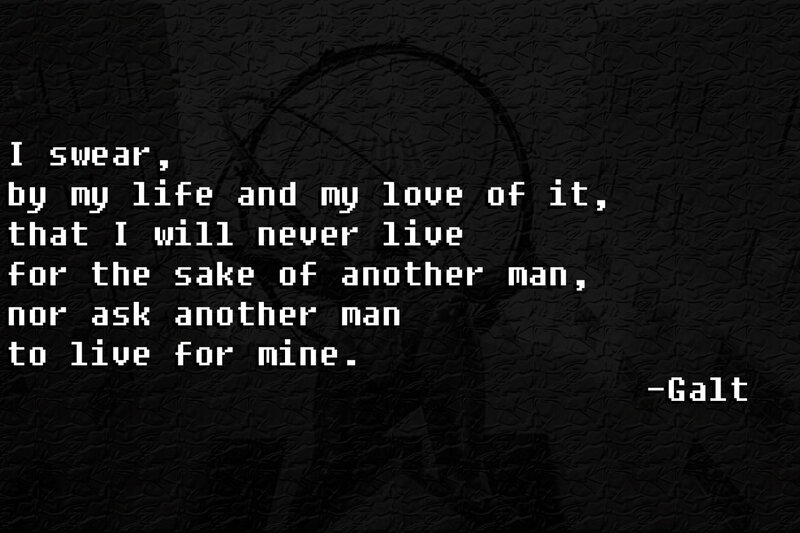 Galt's oath quote